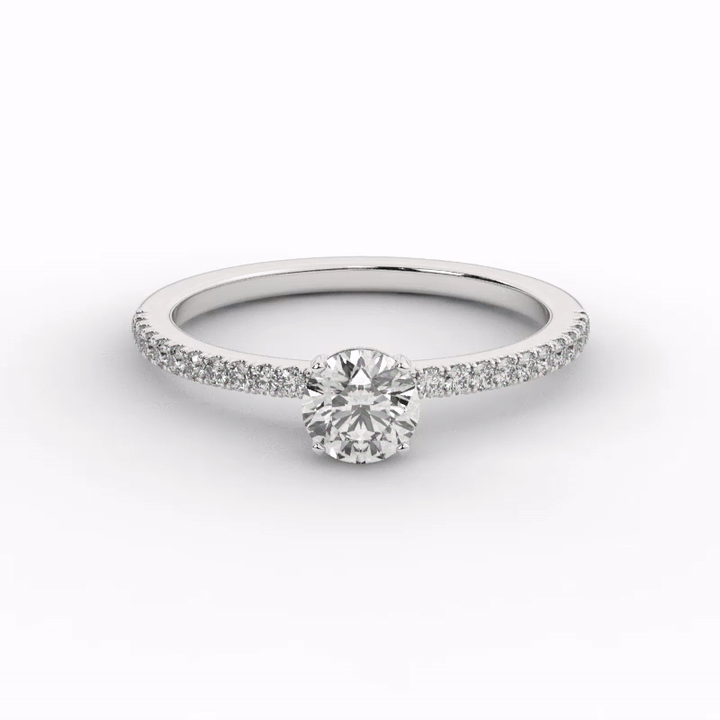 Grace Diamond Ring - 5mm video#Stone Size_5mm