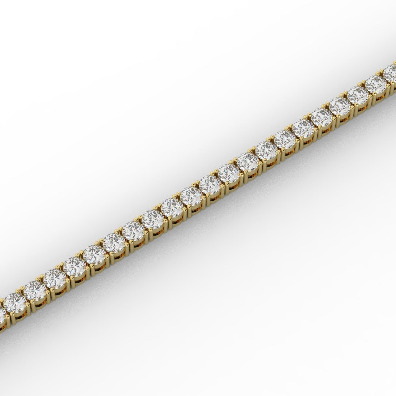 Marilyn Diamond Tennis Bracelet - Yellow Gold 2.7mm#Metal Colour_Yellow Gold#Stone Size_2.7mm