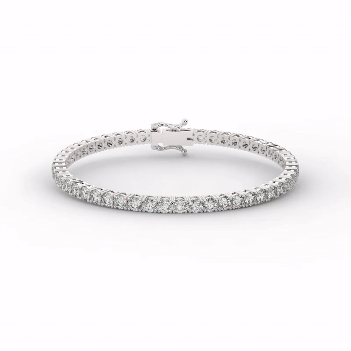 Marilyn Diamond Tennis Bracelet - 3.3mm video#Stone Size_3.3mm