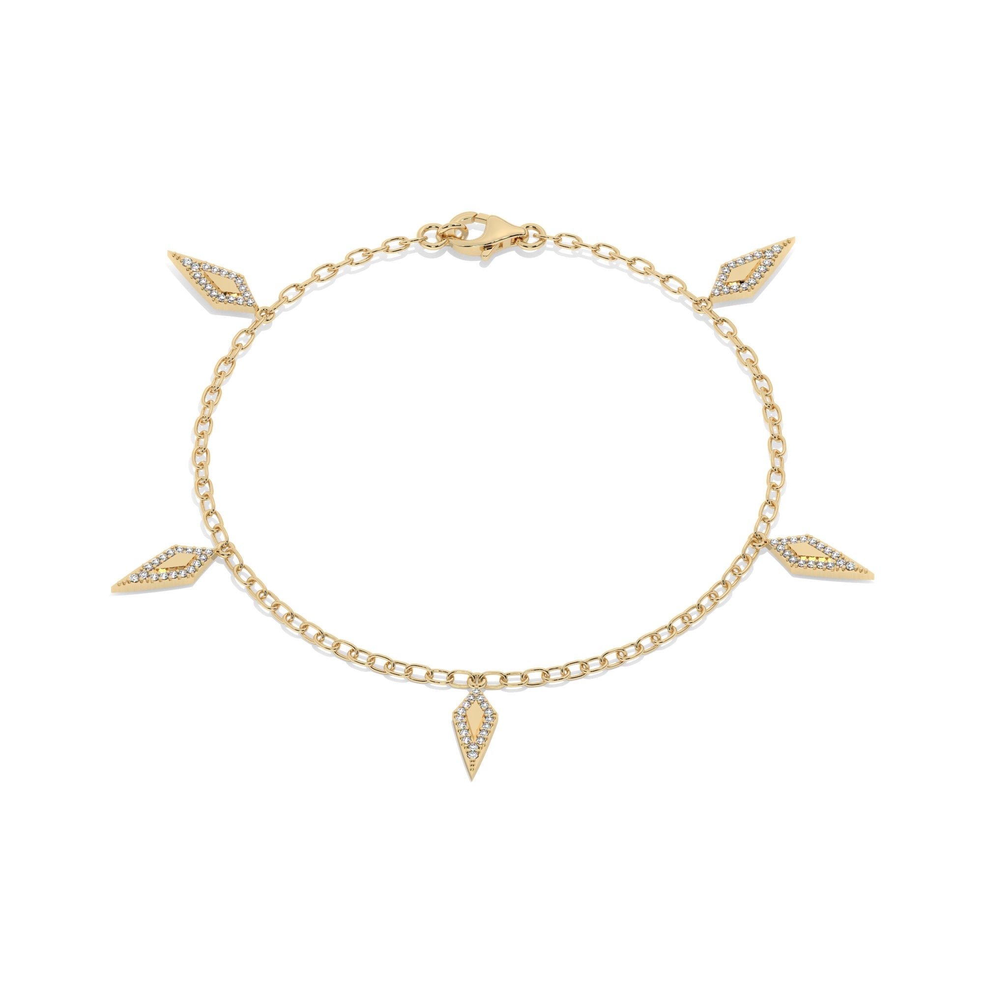Contour Bracelet - Yellow Gold#Metal Colour_Yellow Gold