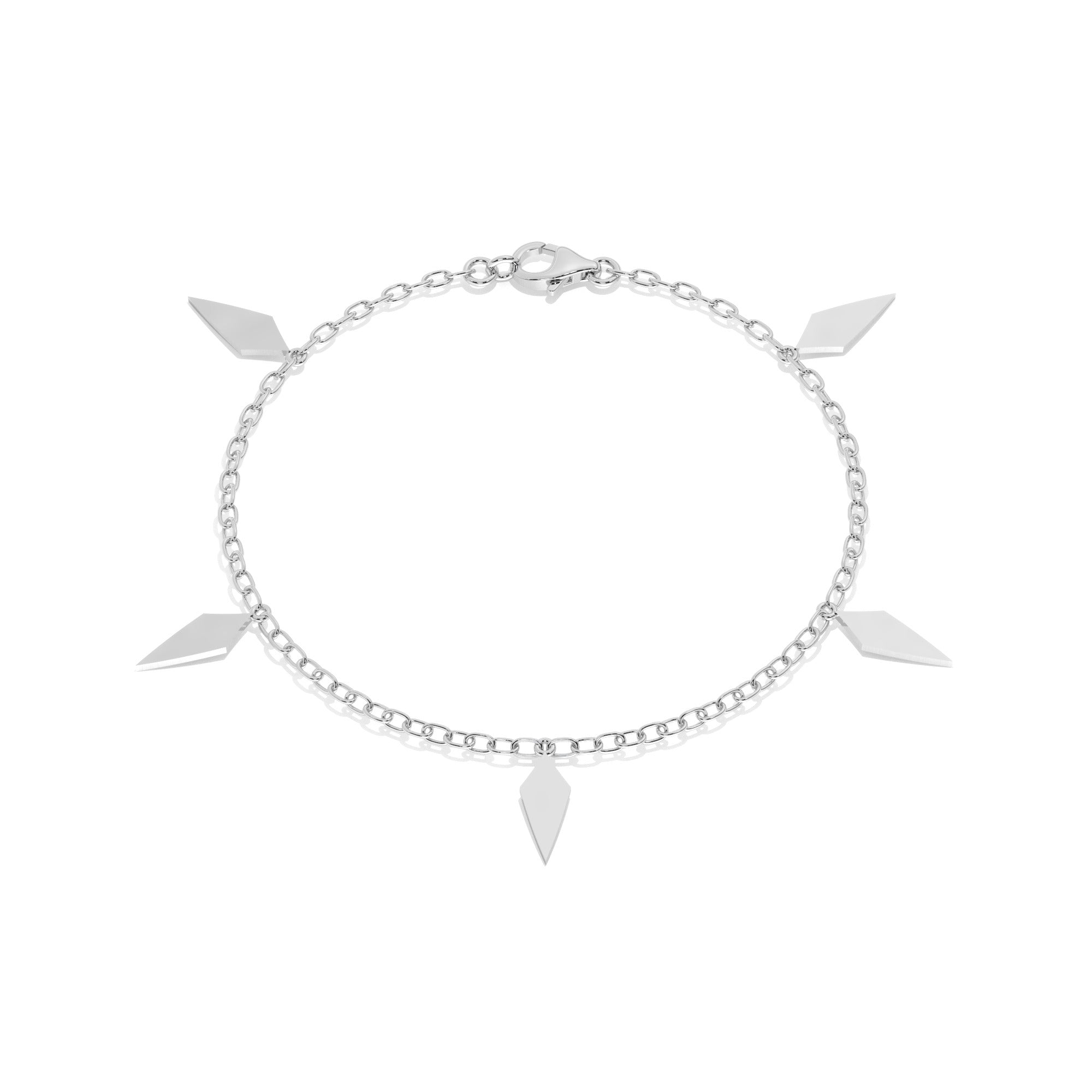 Essence Bracelet - White Gold#Metal Colour_White Gold