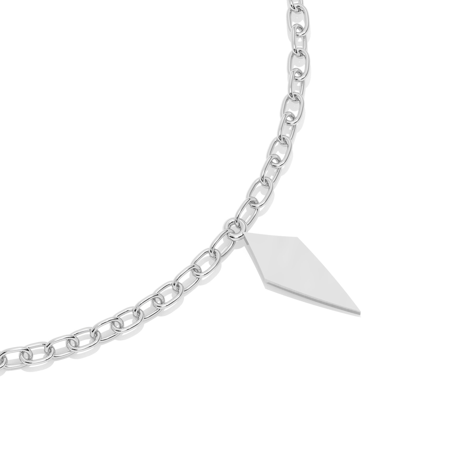 Essence Bracelet - White Gold#Metal Colour_White Gold