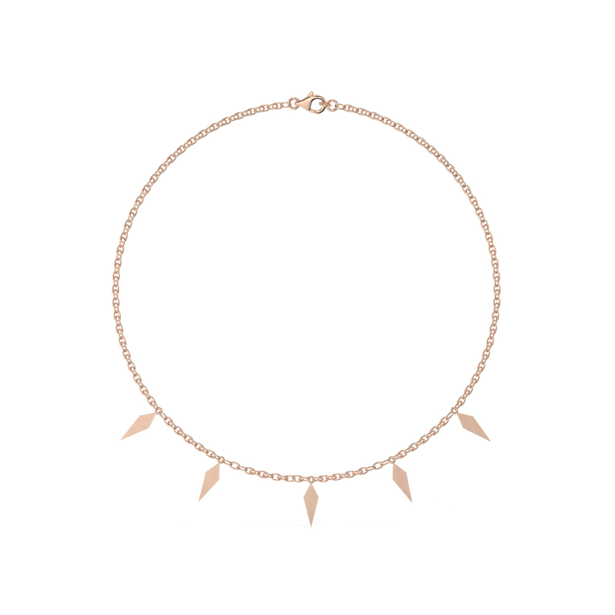 Essence Necklace - Rose Gold#Metal Colour_Rose Gold