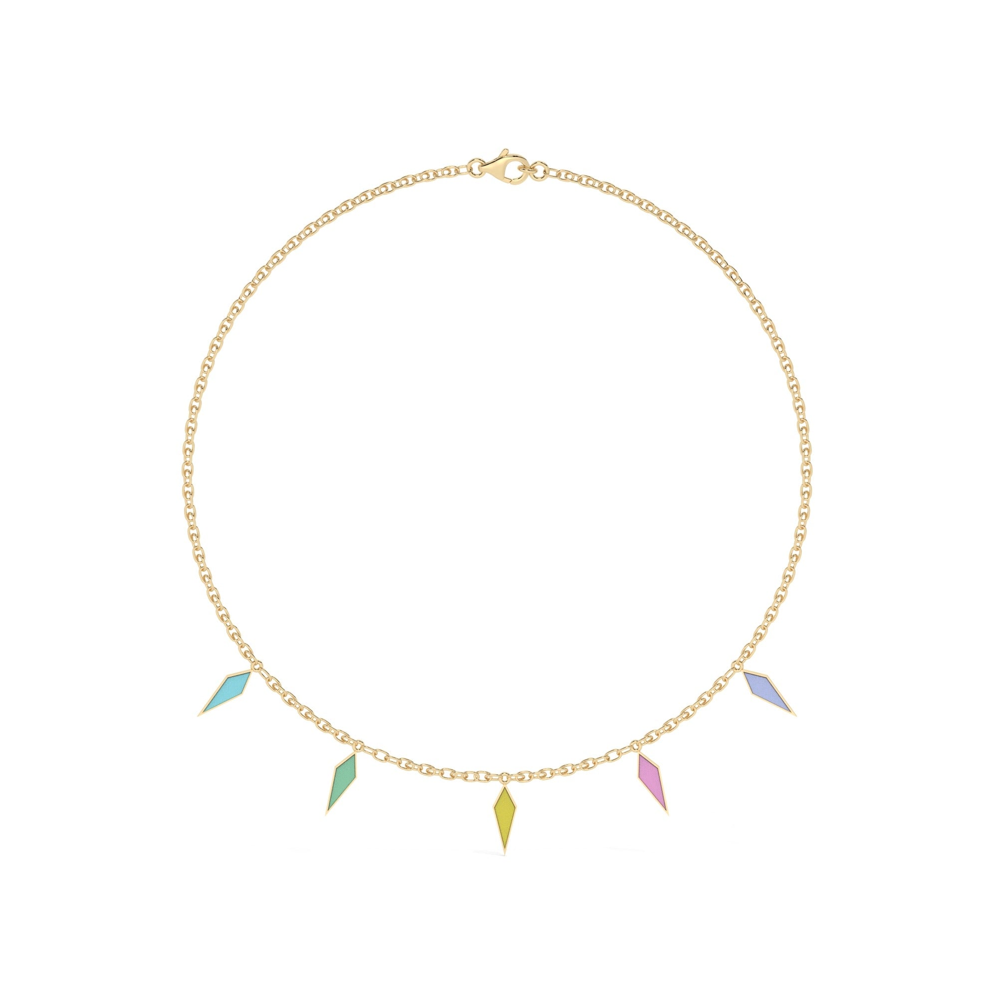 Hue Necklace - Yellow Gold#Metal Colour_Yellow Gold