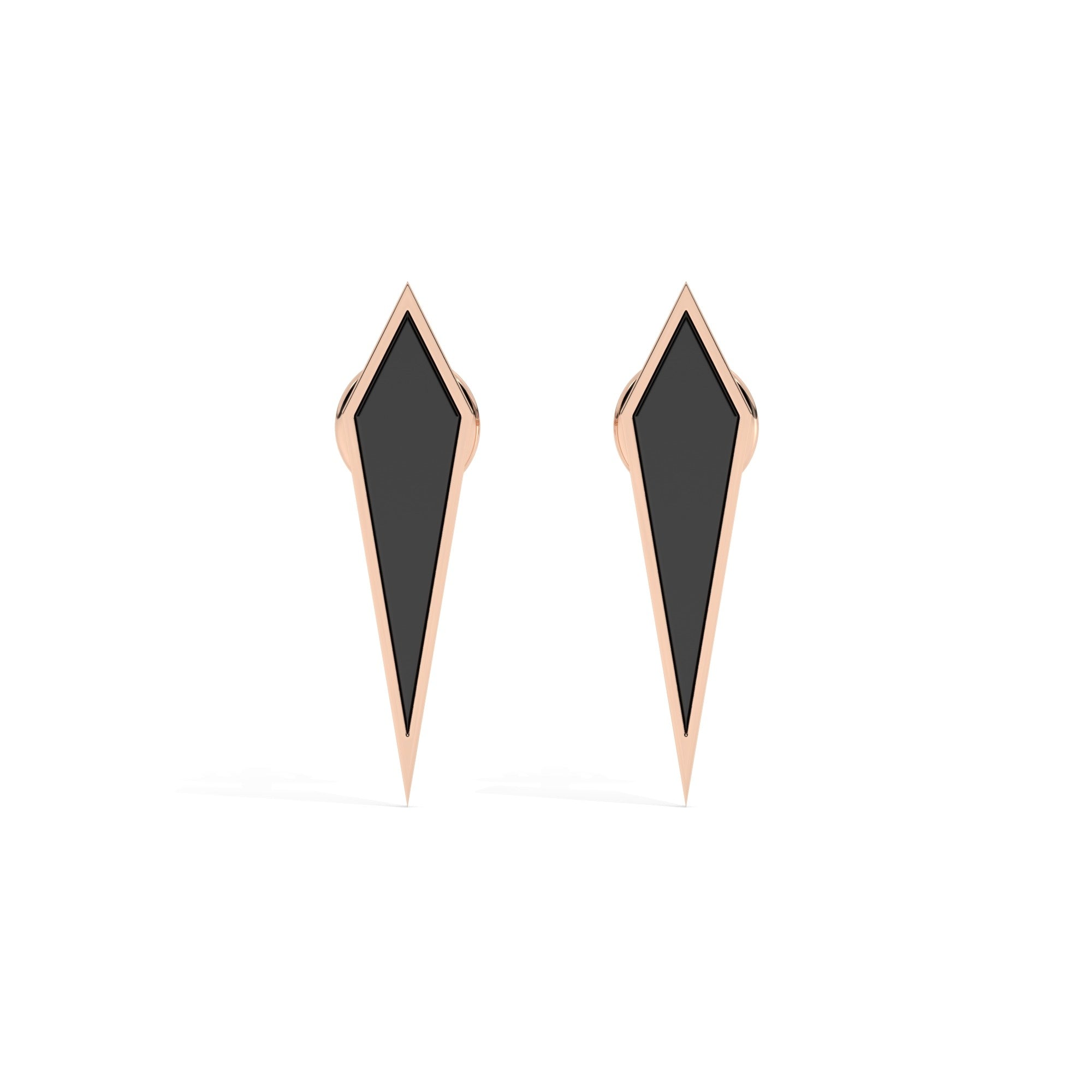 Hue Bold Stud Earrings - Rose Gold#Metal Colour_Rose Gold