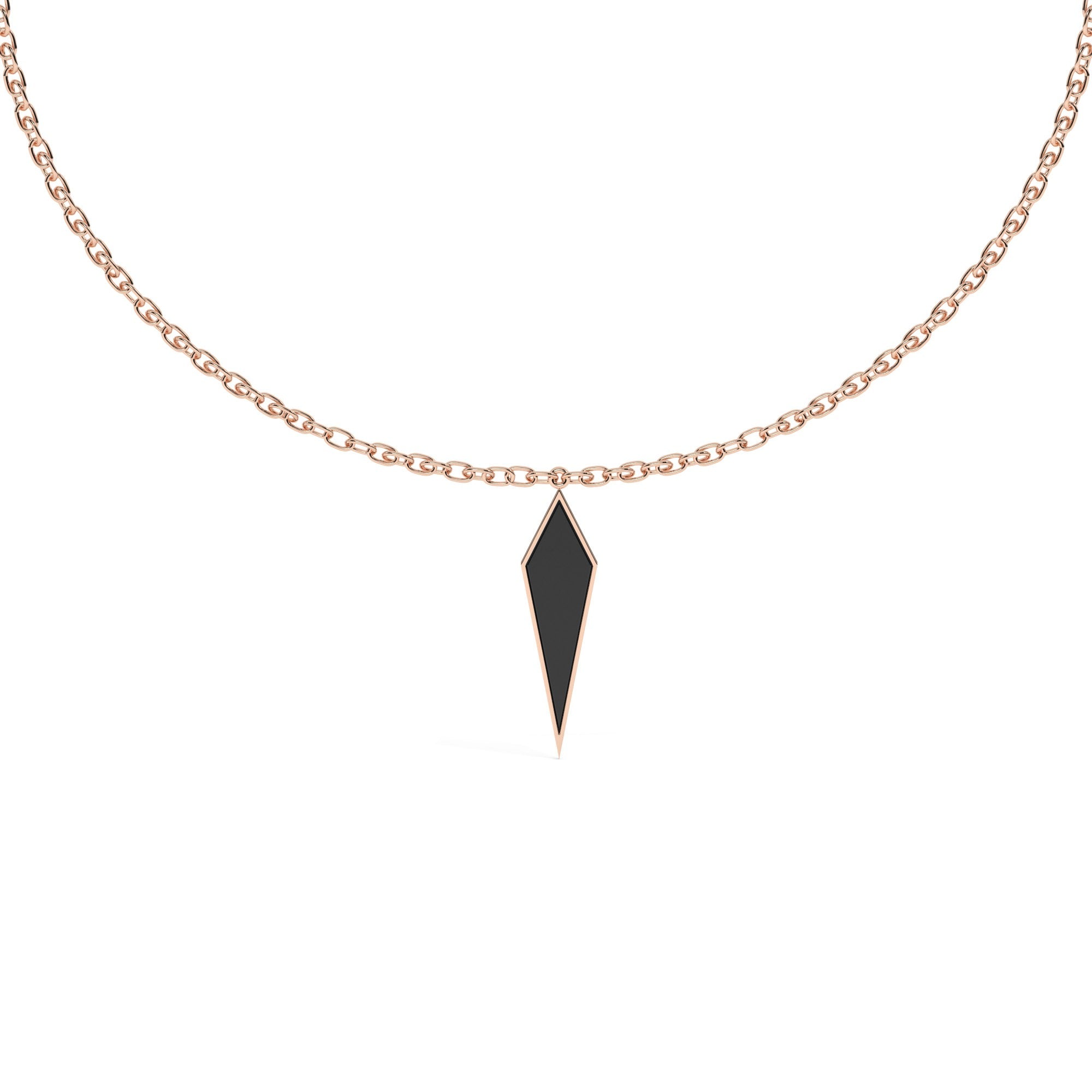 Hue Bold Necklace - Rose Gold#Metal Colour_Rose Gold