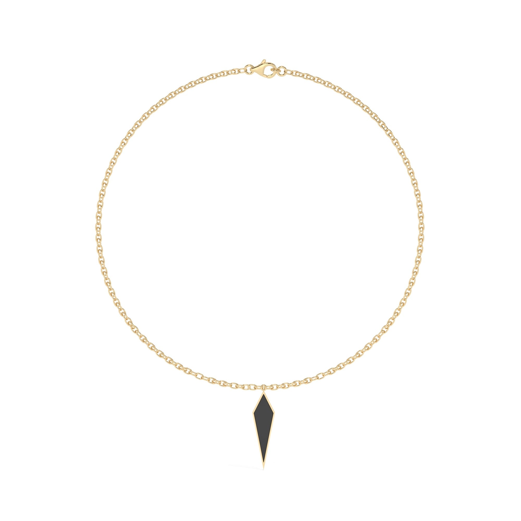 Hue Bold Necklace - Yellow Gold#Metal Colour_Yellow Gold