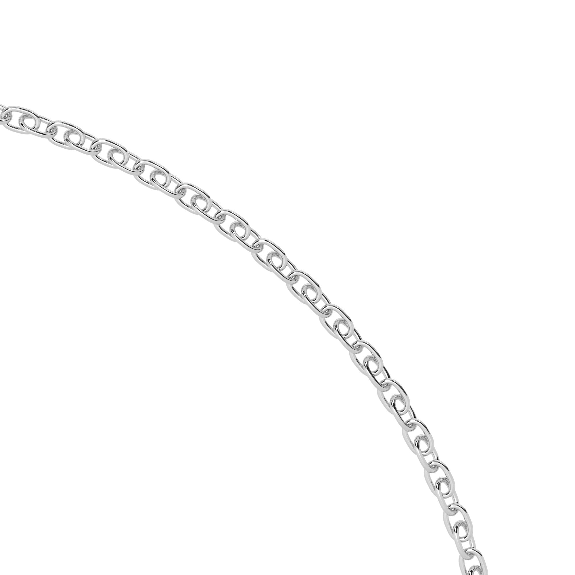 Lustre Necklace - White Gold#Metal Colour_White Gold
