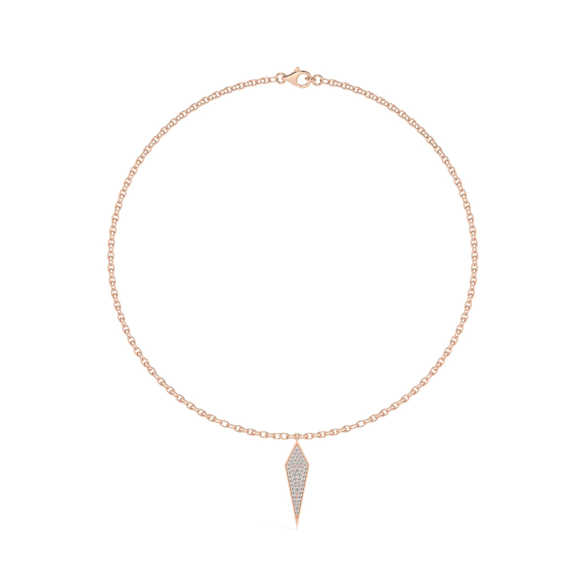 Lustre Bold Necklace - Rose Gold#Metal Colour_Rose Gold