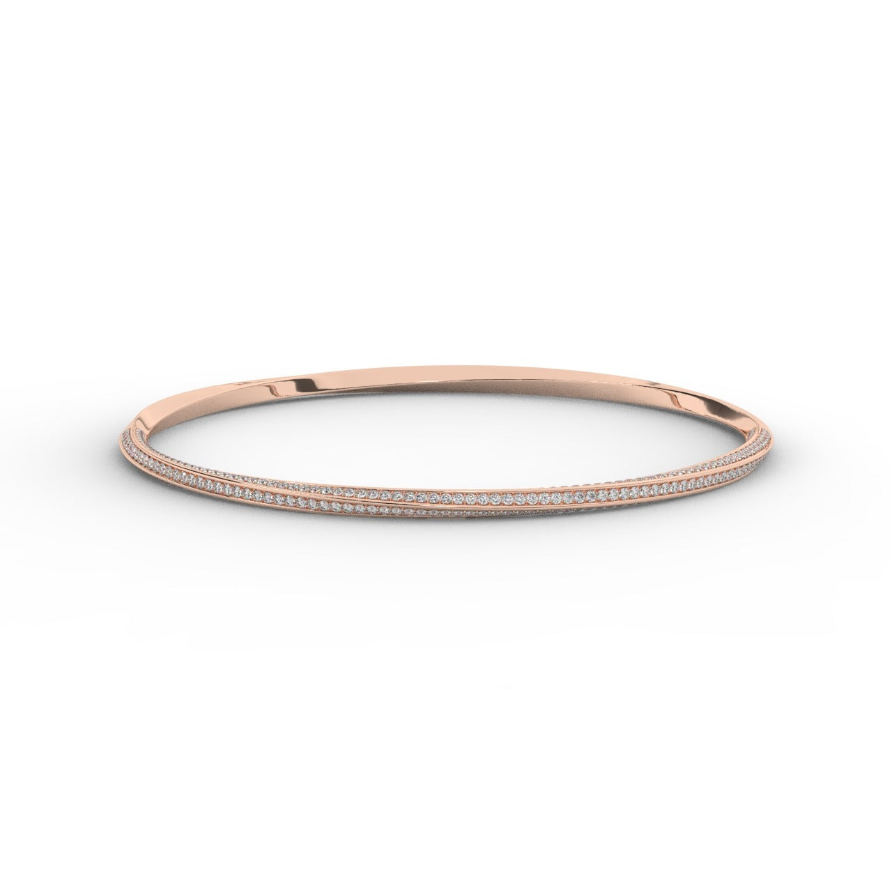 Chiara Diamond Bracelet - Rose Gold#Metal Colour_Rose Gold