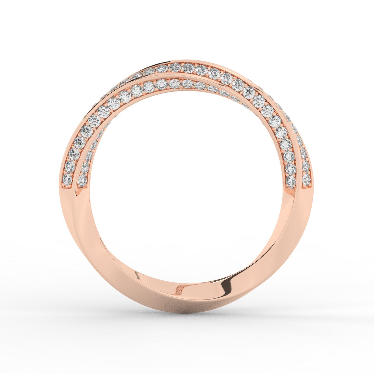 Chiara Diamond Ring - Rose Gold#Metal Colour_Rose Gold