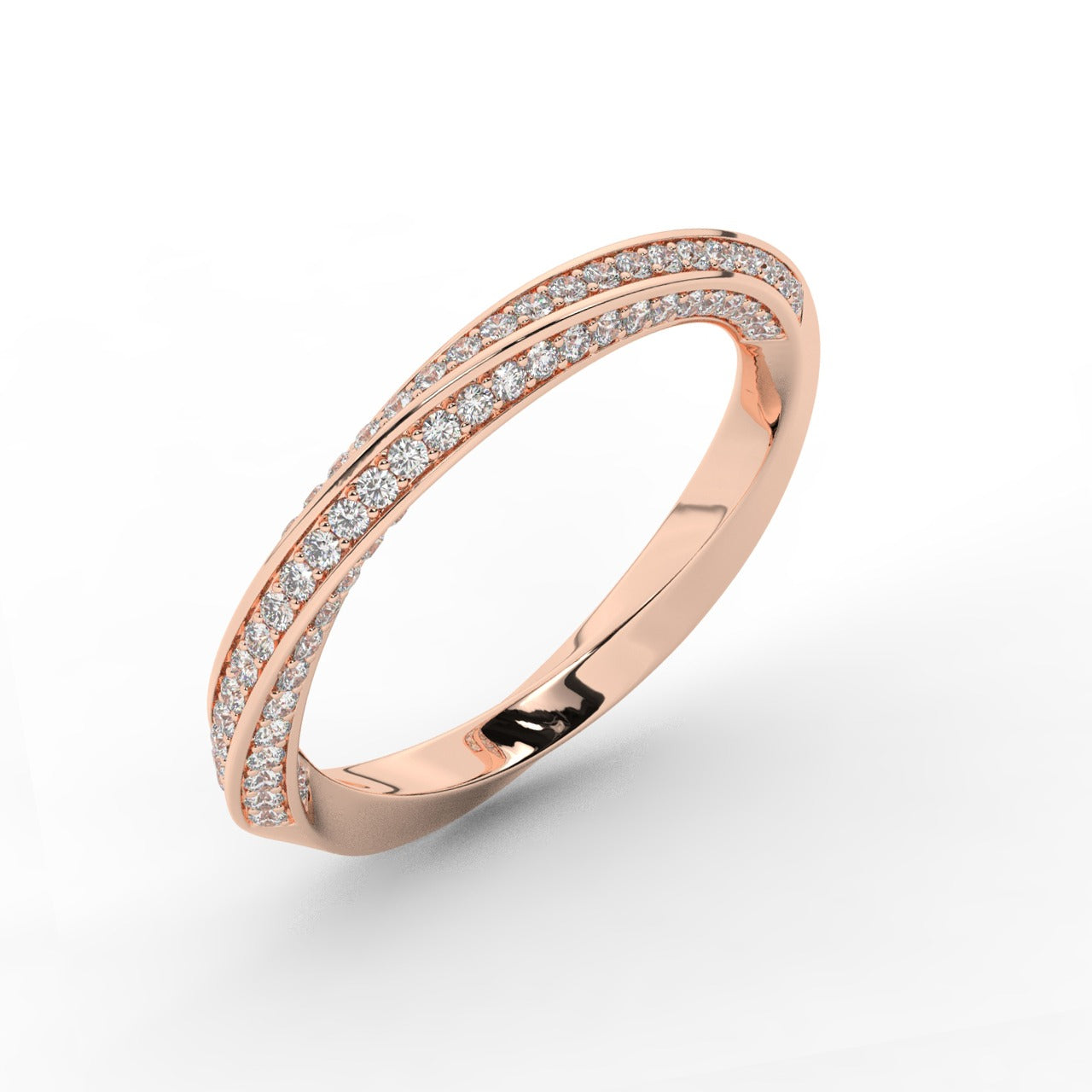 Chiara Diamond Ring - Rose Gold#Metal Colour_Rose Gold