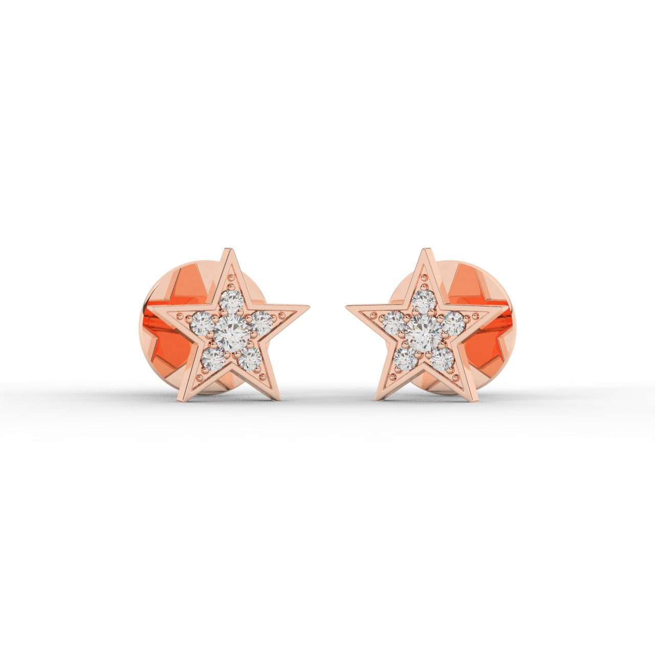 Aurora Earrings - Rose Gold#Metal Colour_Rose Gold