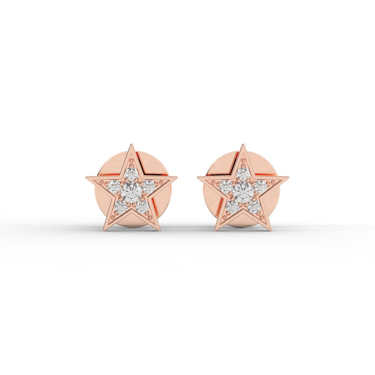 Aurora Earrings - Rose Gold#Metal Colour_Rose Gold