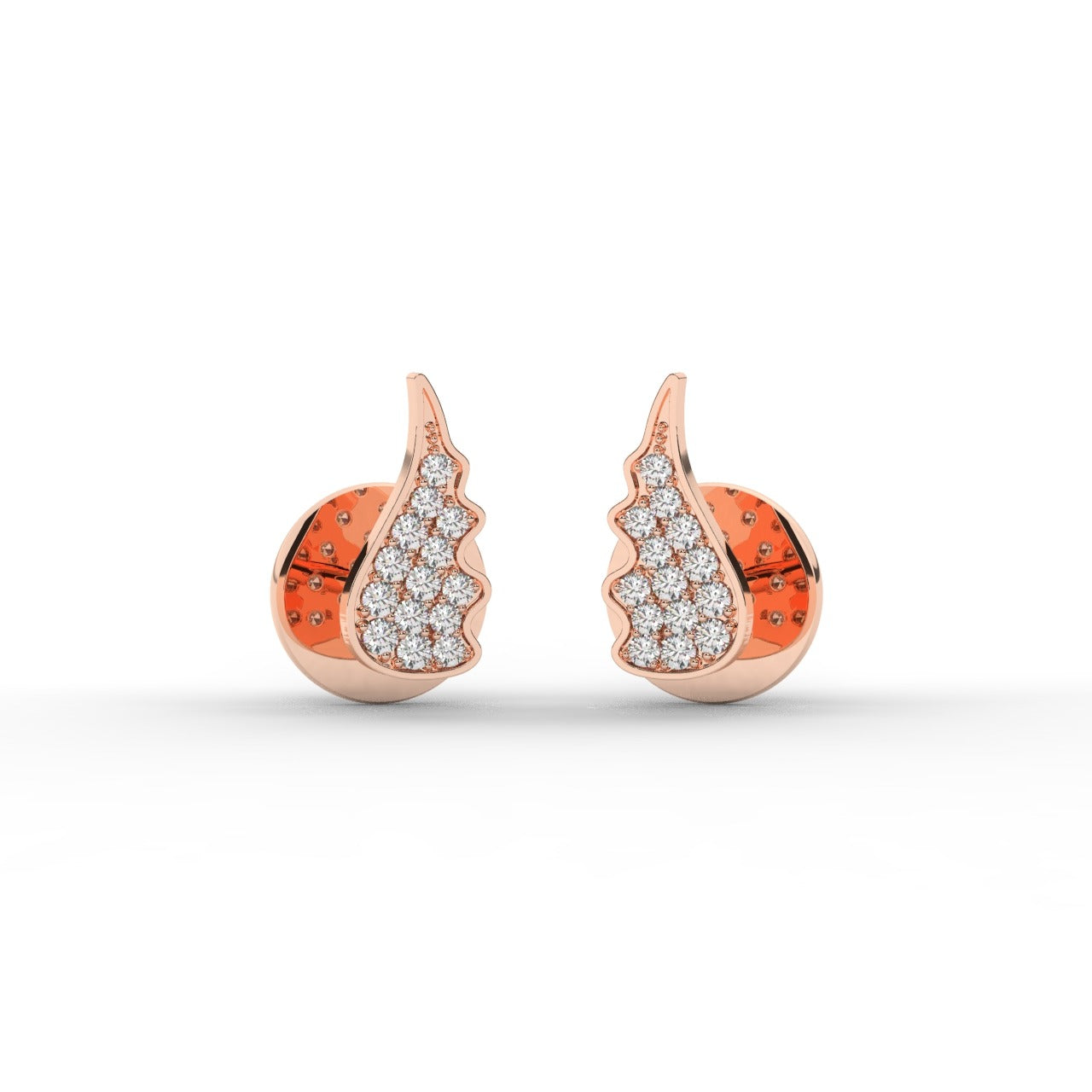 Celeste Earrings - Rose Gold#Metal Colour_Rose Gold