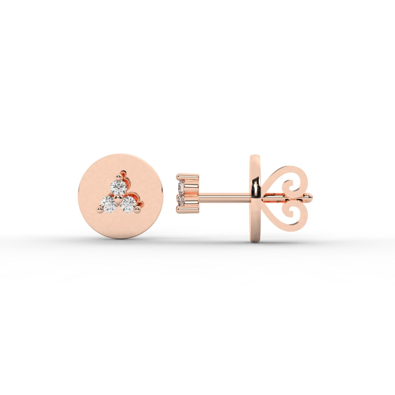 Evermere Earrings - Rose Gold#Metal Colour_Rose Gold