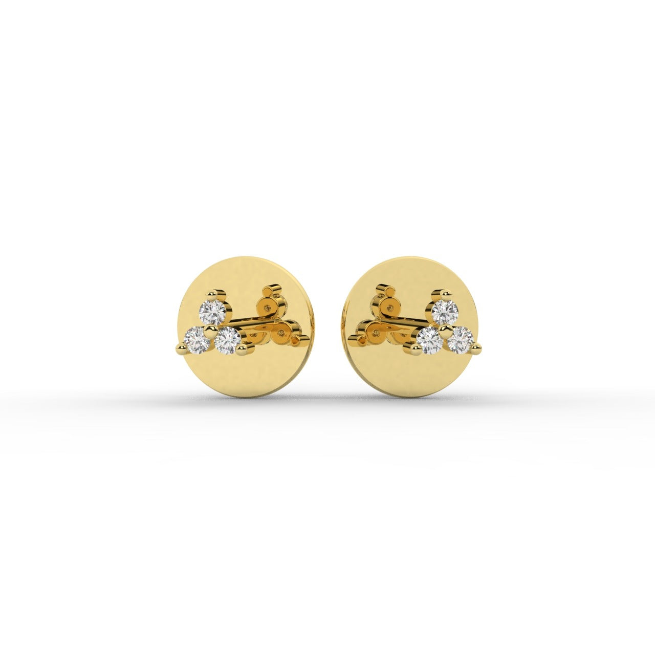 Evermere Earrings - Yellow Gold#Metal Colour_Yellow Gold