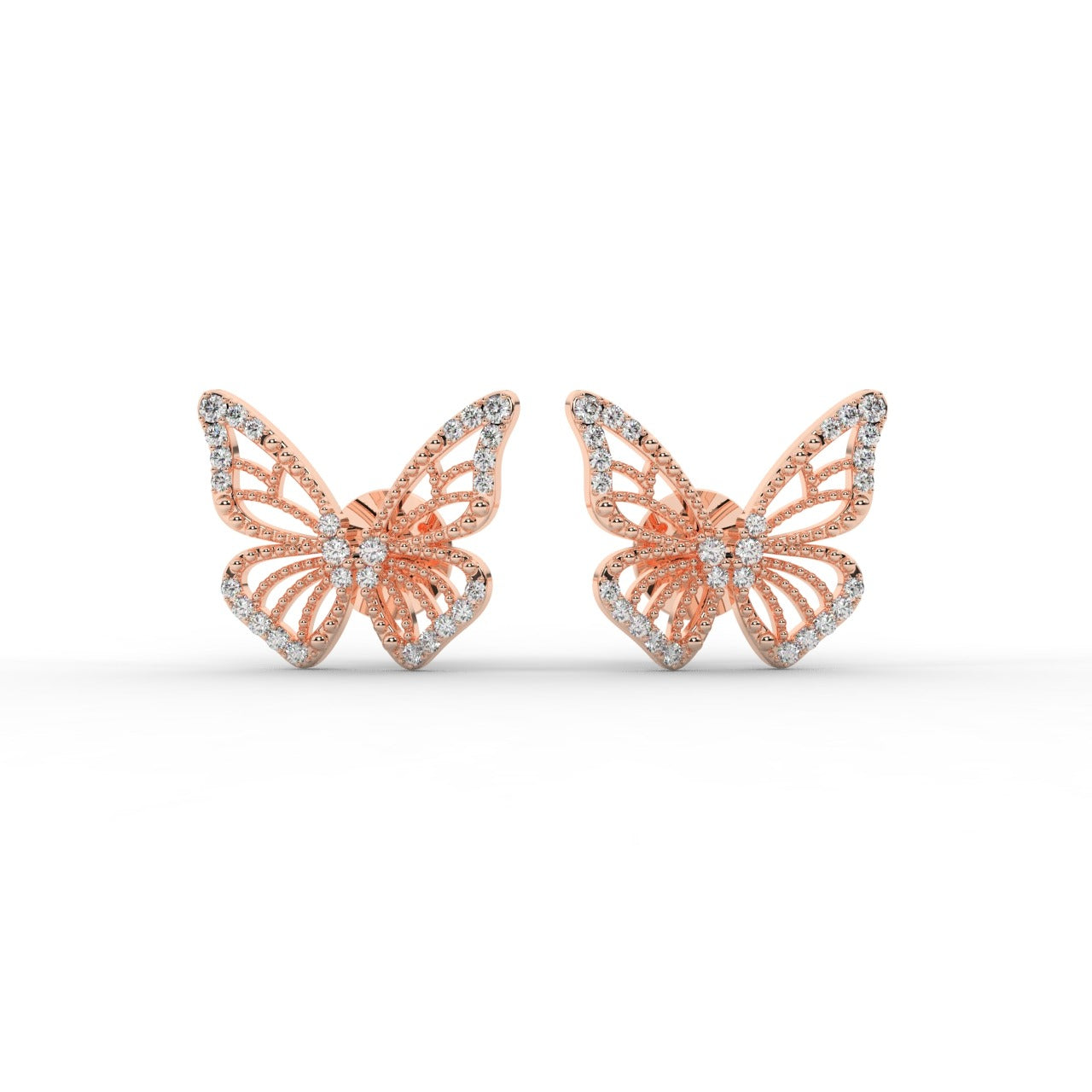 Luna Earrings - Rose Gold#Metal Colour_Rose Gold