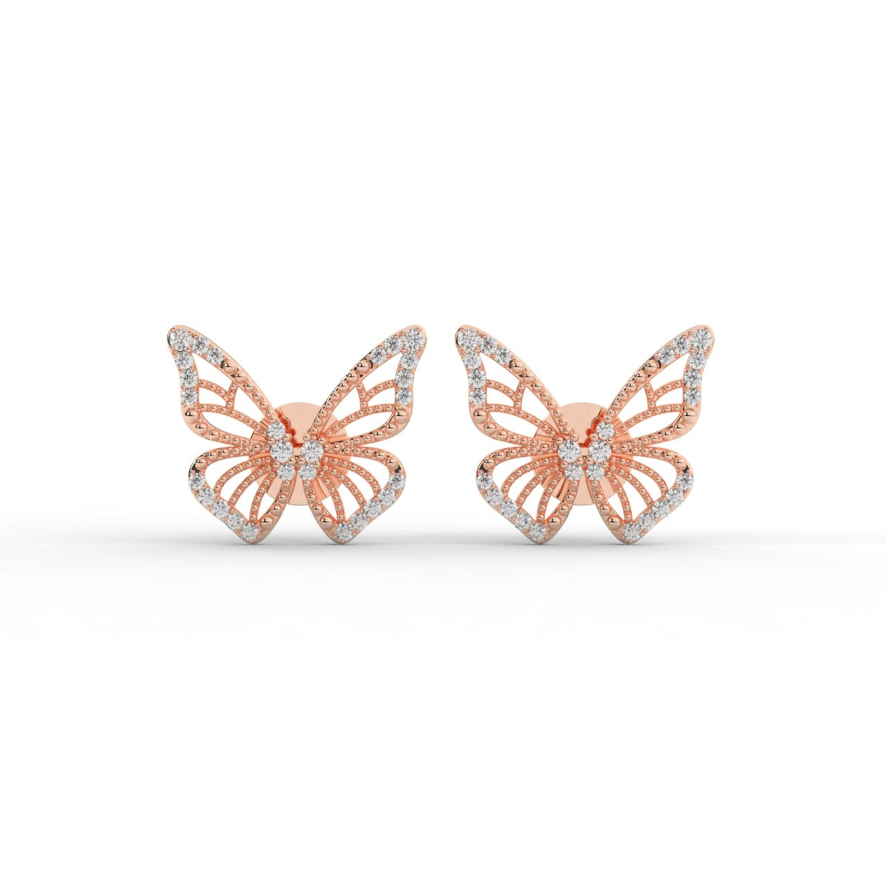 Luna Earrings - Rose Gold#Metal Colour_Rose Gold