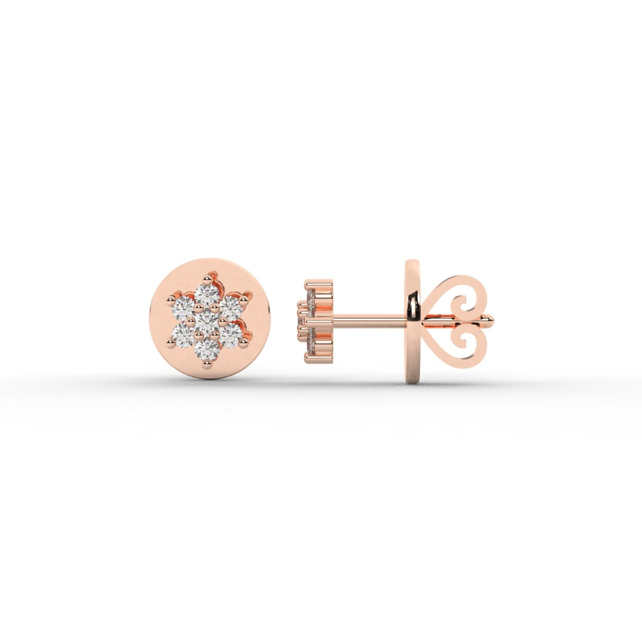 Mirelle Earrings - Rose Gold#Metal Colour_Rose Gold