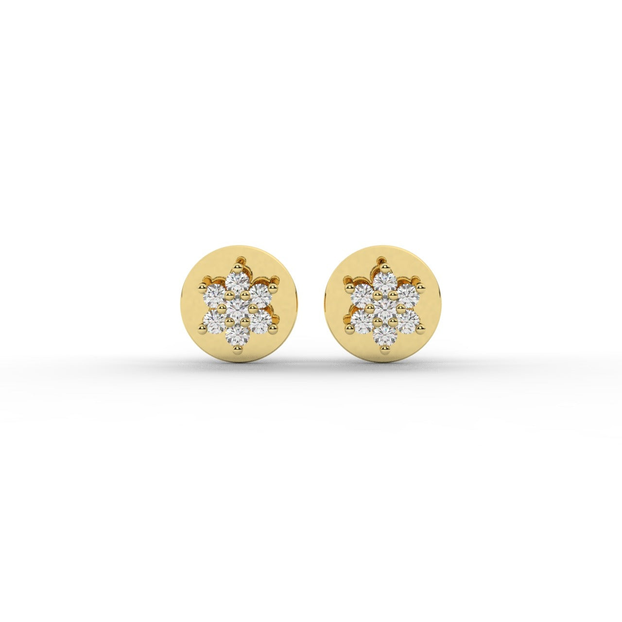 Mirelle Earrings - Yellow Gold#Metal Colour_Yellow Gold