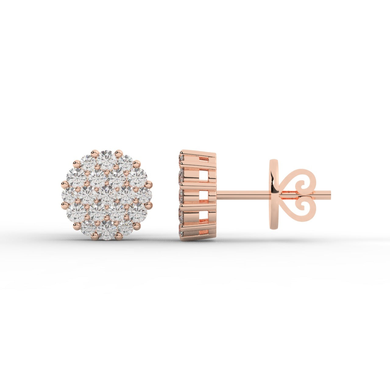 Sofia Earrings - Rose Gold#Metal Colour_Rose Gold