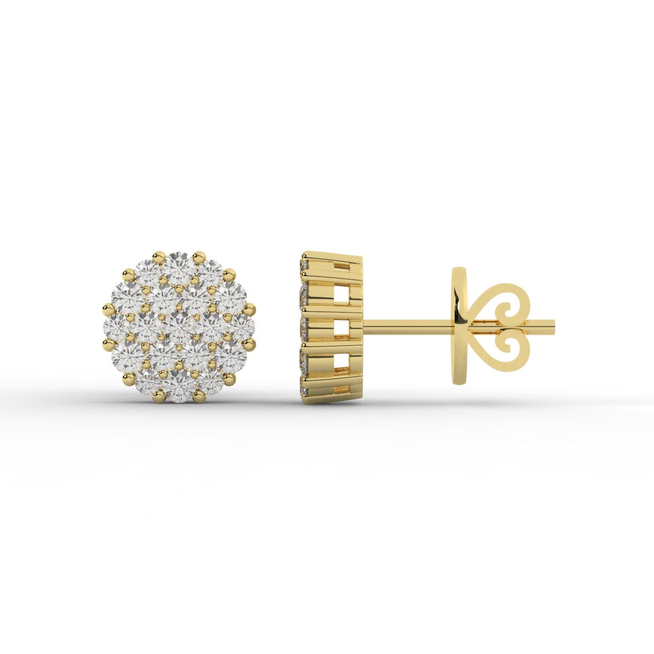 Sofia Earrings - Yellow Gold#Metal Colour_Yellow Gold