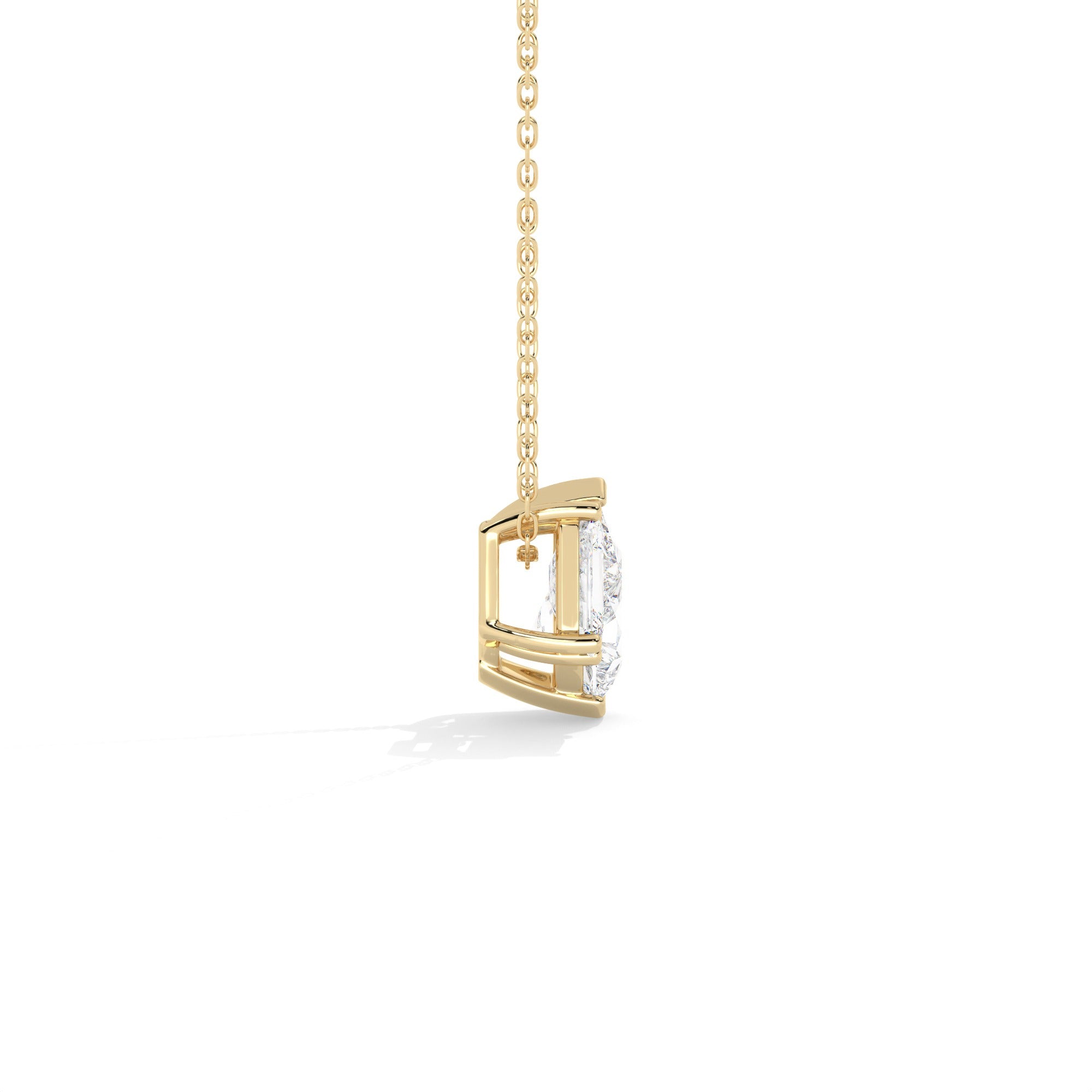 Toi Et Moi Pendant Necklace - Yellow Gold#Metal Colour_Yellow Gold