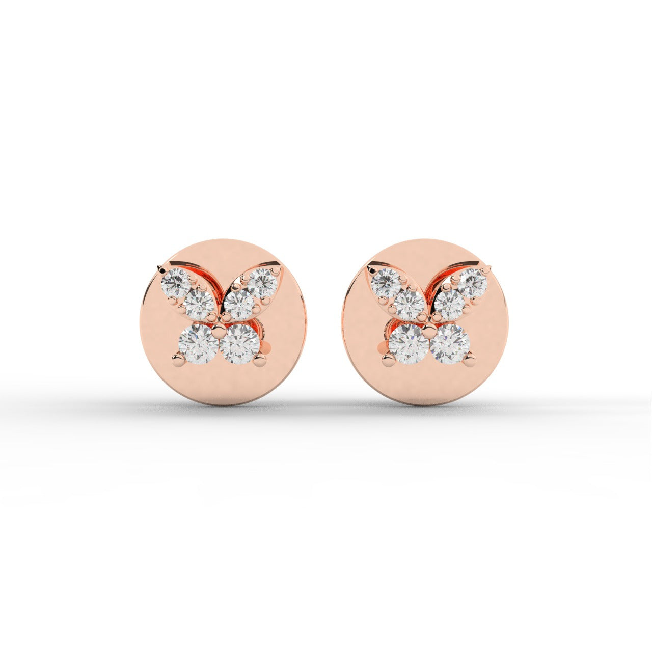 Whisper Earrings - Rose Gold#Metal Colour_Rose Gold